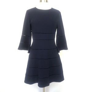 NWT. Trina Turk Charmed Indigo Dress Size 8